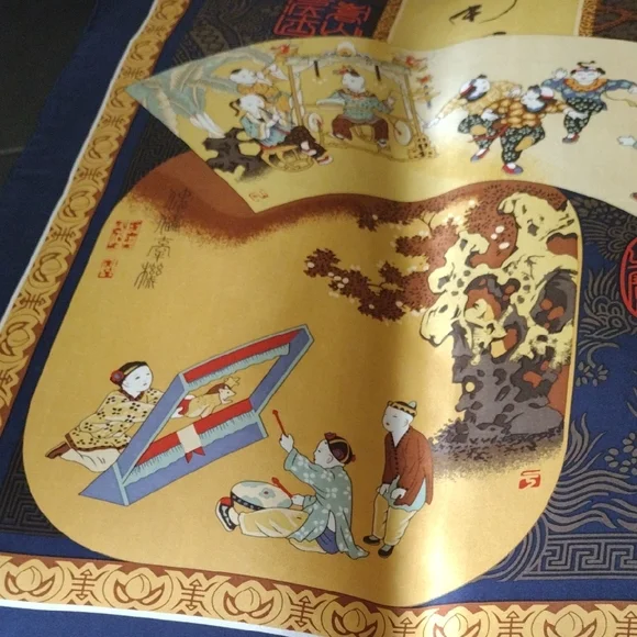 Elegant Silk Scarf - Picture 2 of 8